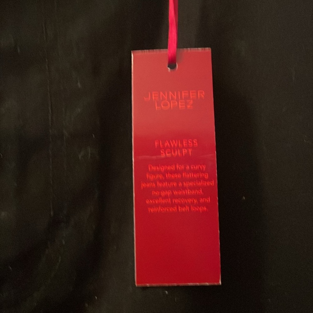 Jennifer Lopez black flawless sculpt high rise skinny jeans. - Picture 4 of 5